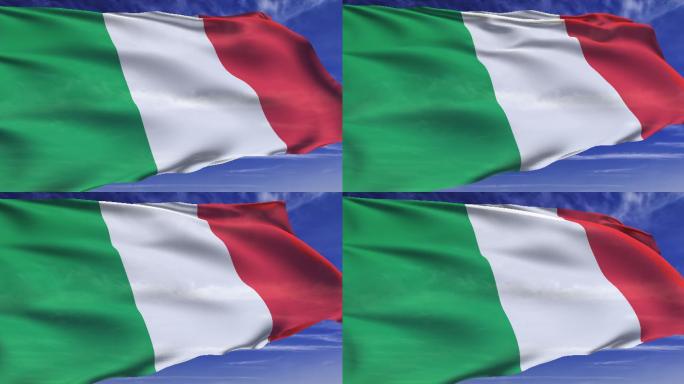 意大利国旗绿白红三色旗历史拿破仑统一战争