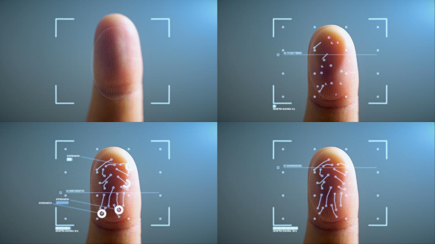 未来生物指纹安全扫描仪