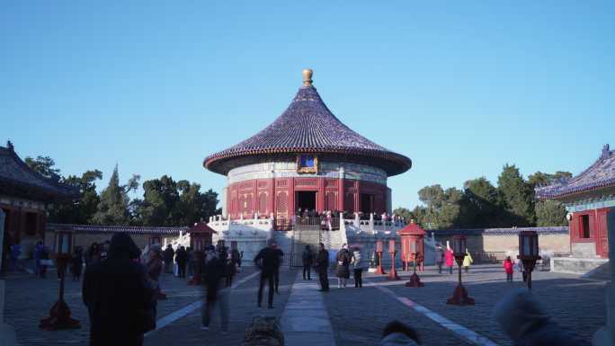 北京天坛公园 祈年殿 回音壁 圆丘