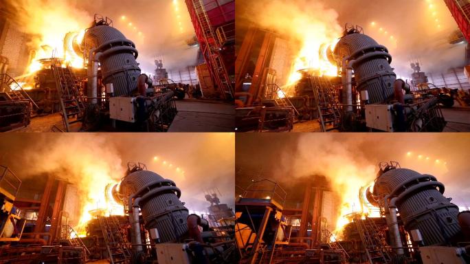 钢铁厂发生火灾生产事故安全事故短路生产责