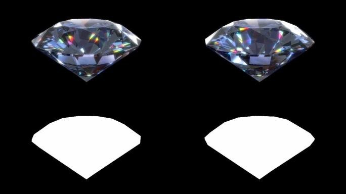 钻石动画视频素材玻璃钻戒视频元素