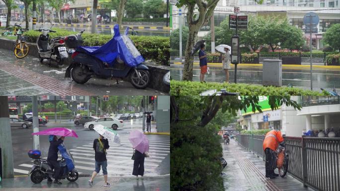 热带风暴登陆沿海城市