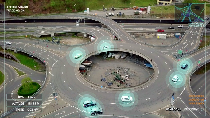 城市交通AI智能智慧车辆系统界面