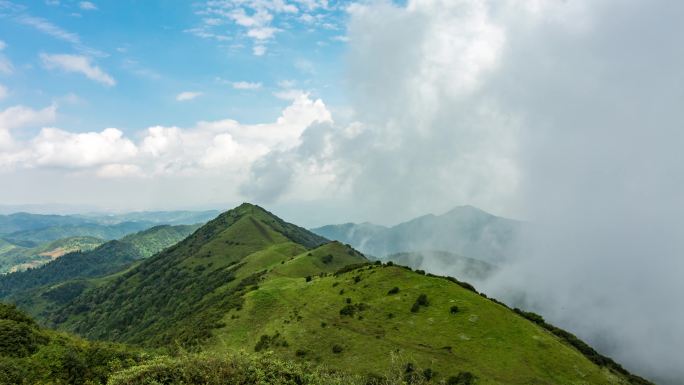 昆明十峰之一谷堆山