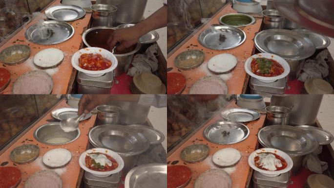 流行的印度小吃视频素材
