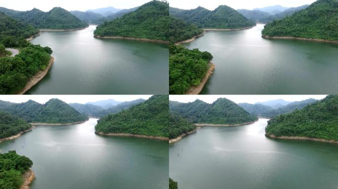 雅拉邦朗河流山顶风景山青水秀青山绿水