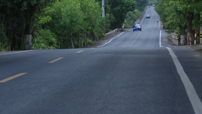 美丽乡村集镇道路公路