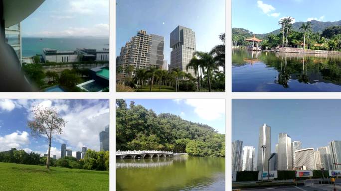 【4K】图片6分屏展示