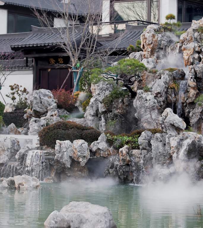 景观水池假山假石