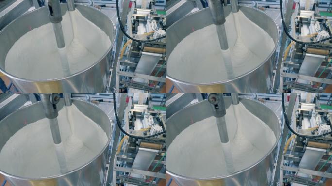 奶油搅拌机器机械现代化生产加工机械化