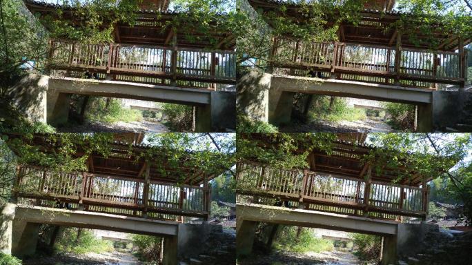 侗族风雨桥4K实拍视频