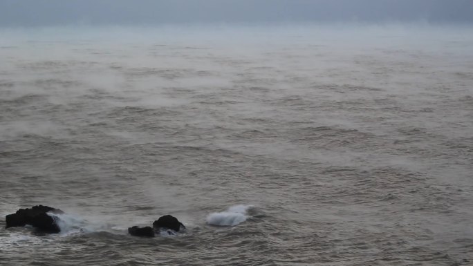 原创视频素材 海面上的浩气 科幻感 仙境