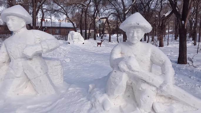 雪雕黑龙江八五三