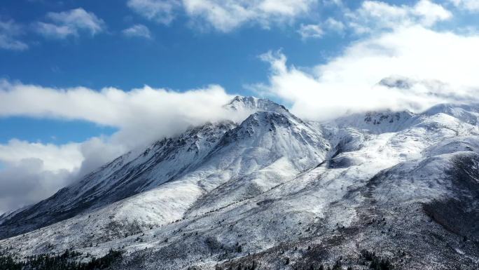 雪山白云延时