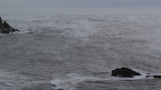 原创视频素材 海面上的浩气 科幻感 仙境