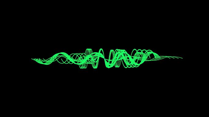 线条波动 动感 科技光线 律动线条变幻线