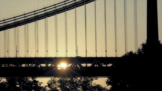 大桥高架桥车流视频
