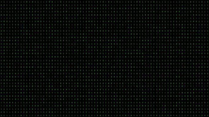 二进制数字阵列0101背景黑客帝国