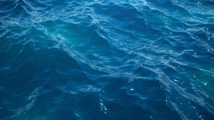 海洋波浪特写海水大海浪花视频通用素材空镜