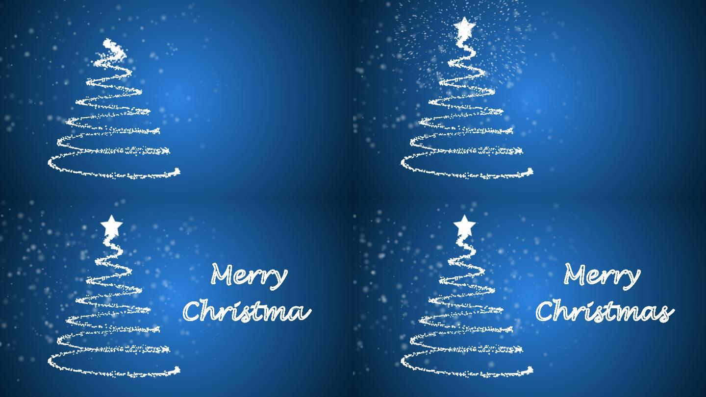 圣诞树动画圣诞树动画特效圣诞节平安夜动画