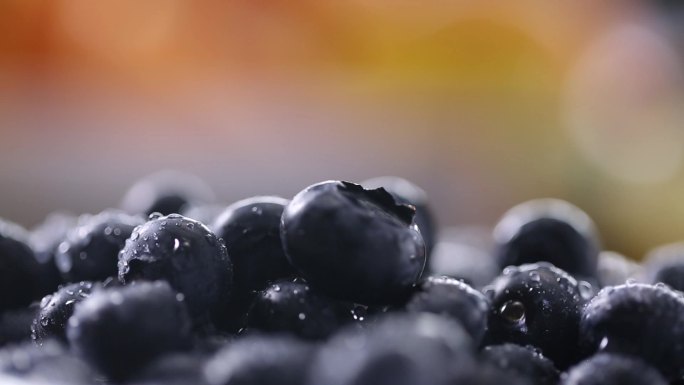 蓝莓水果农产品静态展示