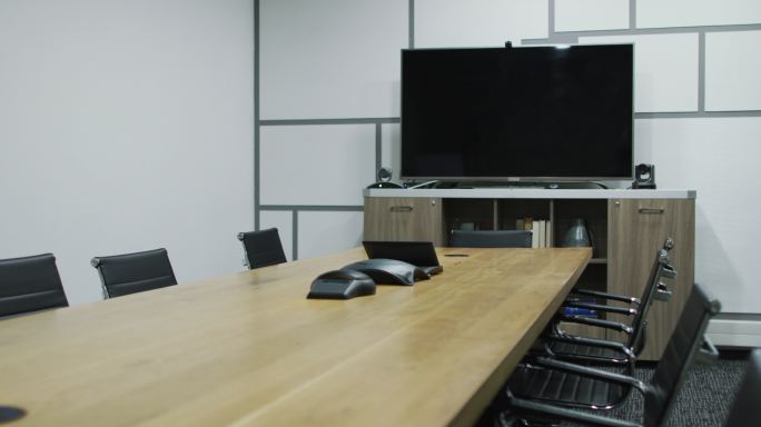 空置的会议室办公室空荡荡器材电脑