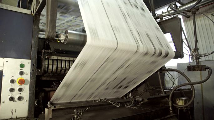 印刷厂厂房生产车间流水线