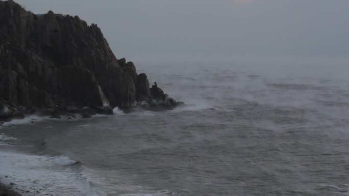 原创视频素材 海面上的浩气 科幻感 仙境