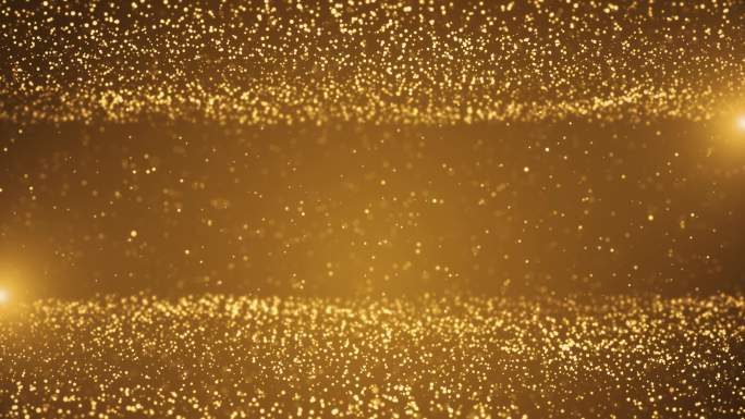 金色粒子波背景盛大晚会背景素材光子漂浮游