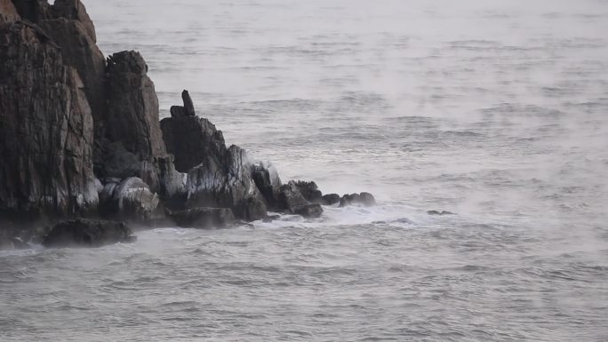 原创视频素材 海面上的浩气 科幻感 仙境