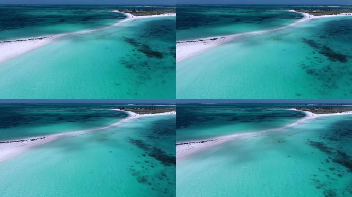 巴西海滩国外外国大海海水航拍景色风光美景