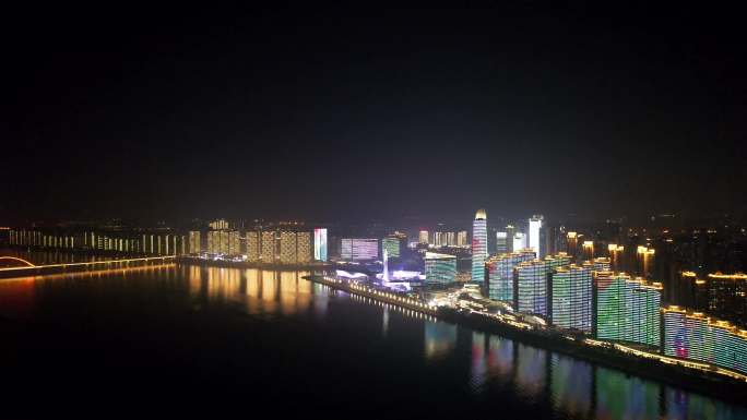 4k长沙北辰湘江长沙夜景