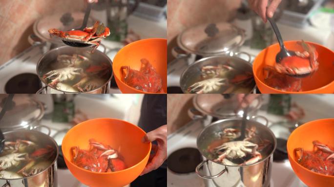 螃蟹食材美味做饭料理