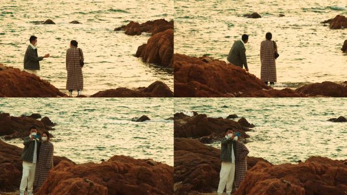 海边情侣