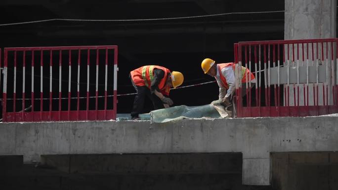 钢结构 工程 建筑 工人 钢梁 施工网架