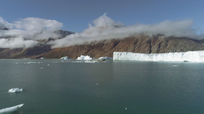 格陵兰岛国外外国航拍风景风光美景