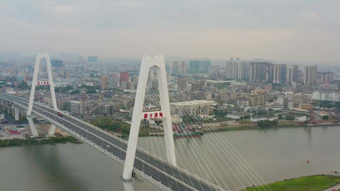 【4k】揭阳市揭阳大桥航拍