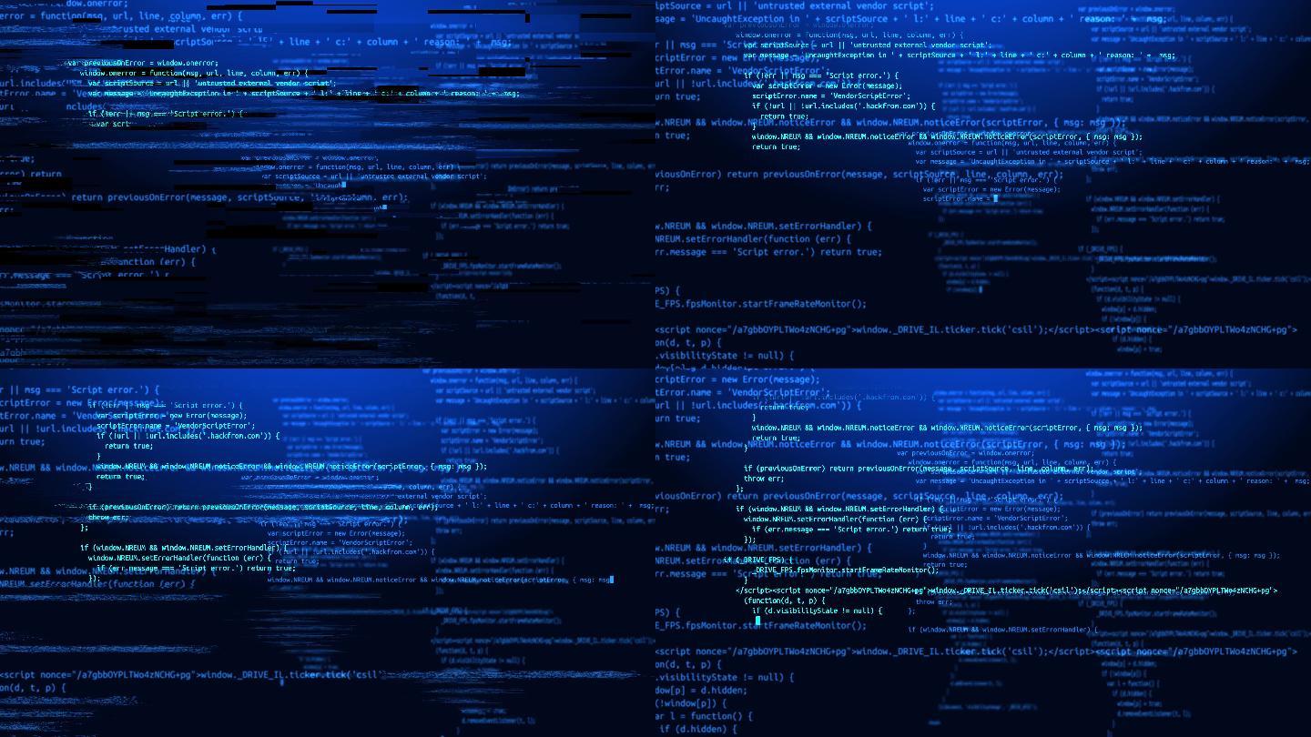 计算机屏幕上的蓝屏程序代码