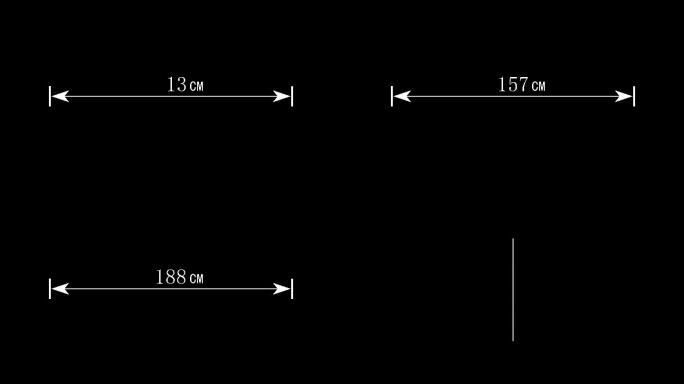 4K工程数据测量距离绘图AE模版