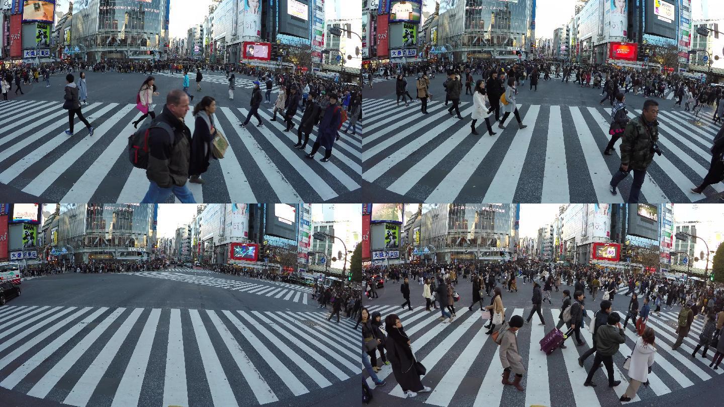 东京日本东京人行道人流都市人流东京街景