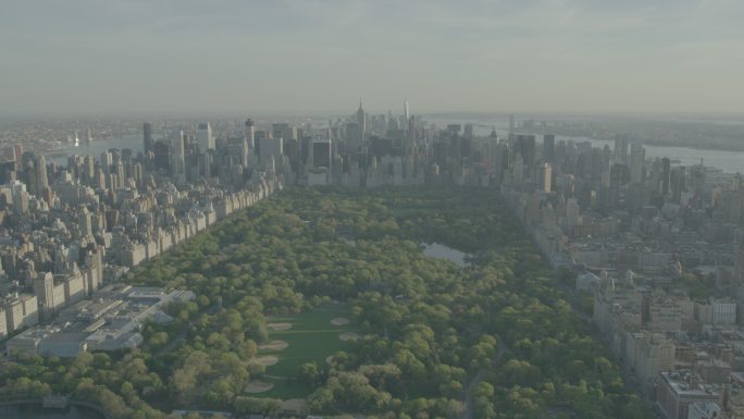 纽约市中央公园鸟瞰图