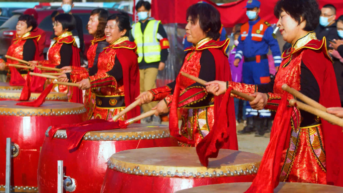 胶东大鼓，庆祝新春（4K升格视频）