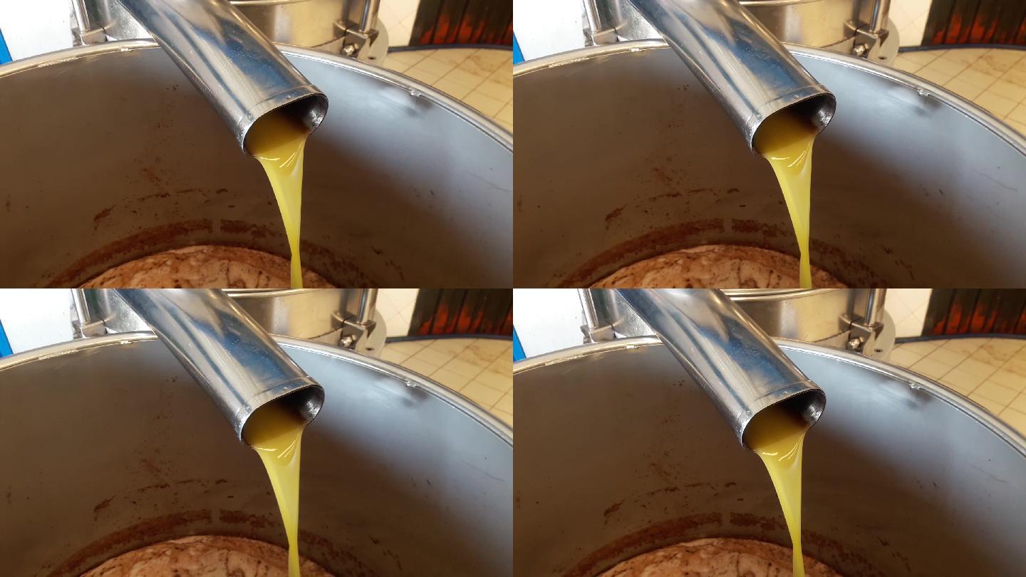 橄榄油农产品车间生产压榨纯正