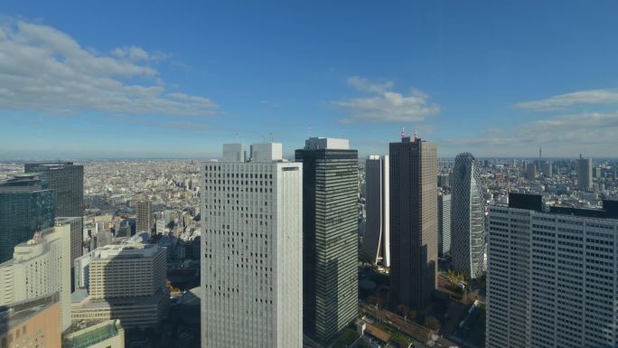 日本 东京 俯瞰东京 东京街景日本众议院