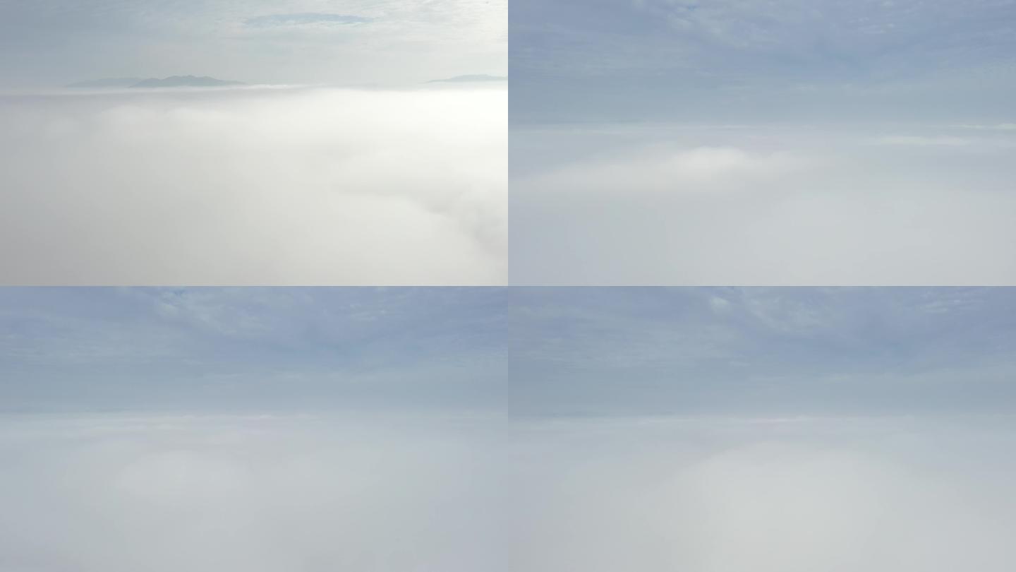 4K航拍穿云穿雾4组1分42秒