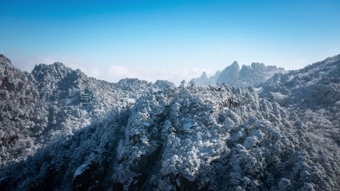 【4k】黄山雪景延时