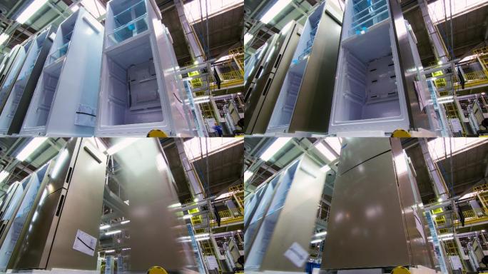 现代冰箱生产线生产设备自动化工厂制造