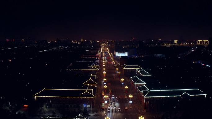 一汽汽车厂夜景