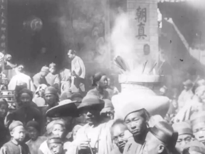 1905年云南昆明地区的庙会（高清修复）