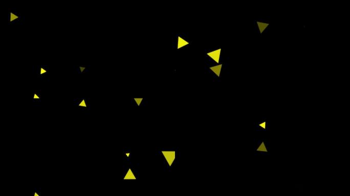 三角形快速闪烁动画
